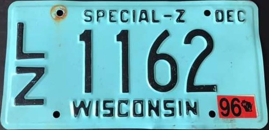 1994 Wisconsin Special-Z Wide Font LZ