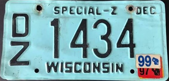 1994 Wisconsin Special-Z Wide Font DZ