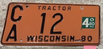 C weight class tractor plate