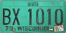 1973 Wisconsin BX Bus