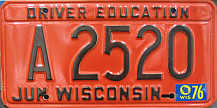 1976 Wisconsin Driver Education