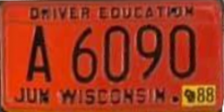 1988 Wisconsin Driver Education