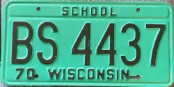 1970 Wisconsin School Bus (BS Error Series)