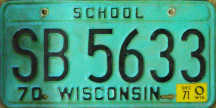 1971 Wisconsin School Bus