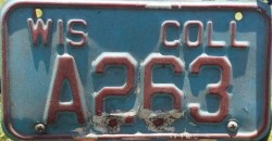 1975 Wisconsin Motorcycle Collector Plate