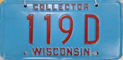 1975 Wisconsin Collector Plate, No Top Groove