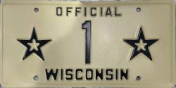 1989 Wisconsin Municipal License Plate