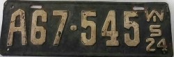 1924 Passenger 5 Digit