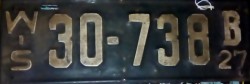 1927 Passenger 5 Digit