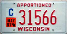May 2001 Wisconsin Apportioned