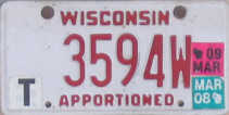 March 2009 Wisconsin Apportioned