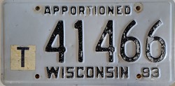 1993 Wisconsin Apportioned