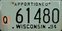 1994 Wisconsin Apportioned