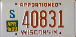 April 1999 Wisconsin Apportioned