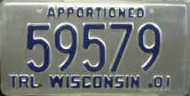 2001 Wisconsin Apportioned Semi Trailer