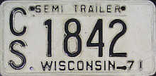 1971 Wisconsin Semi Trailer CS