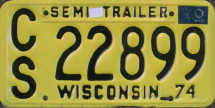 1974 Wisconsin Semi Trailer CS