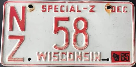 1984 Wisconsin Special-Z NZ