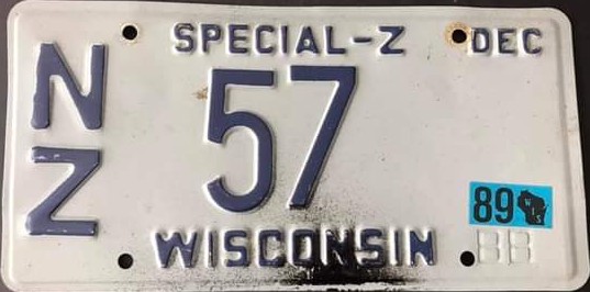 1988 Wisconsin Speical-Z NZ