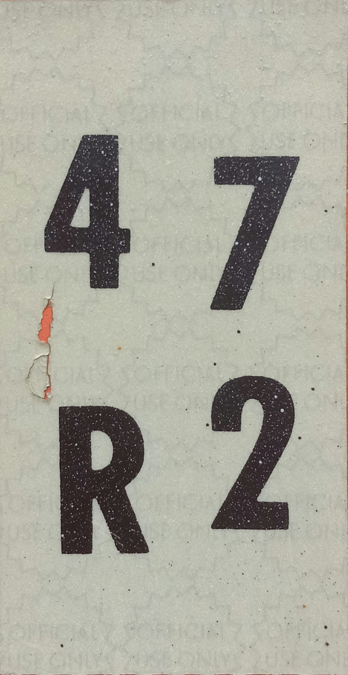 1972 Sticker