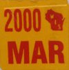 June 2000 Wisconsin Heavy Truck License Plate Sticker