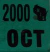 October 2000 Wisconsin Heavy Truck License Plate Sticker