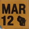 March 2012 Wisconsin Heavy Truck License Plate Sticker