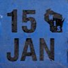 January 2015 Wisconsin Heavy Truck License Plate Sticker