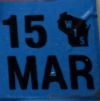 March 2015 Wisconsin Heavy Truck License Plate Sticker