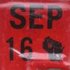 September 2016 Wisconsin Heavy Truck License Plate Sticker