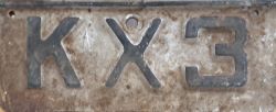 March 1946 Wisconsin Heavy Truck License Plate Tab