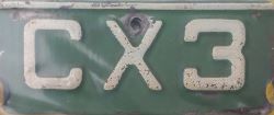 March 1947 Wisconsin Heavy Truck License Plate Tab