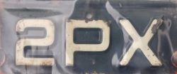 December 1948 Wisconsin Heavy Truck License Plate Tab