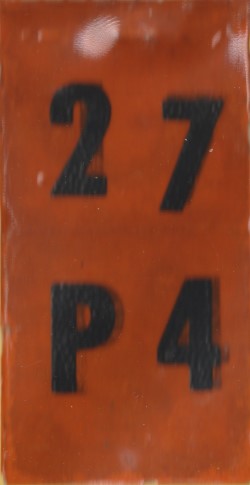 June 1974 Wisconsin Heavy Truck License Plate Sticker