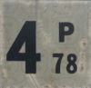 December 1978 Wisconsin Heavy Truck License Plate Sticker