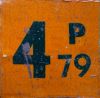 December 1979 Wisconsin Heavy Truck License Plate Sticker