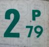June 1979 Wisconsin Heavy Truck License Plate Sticker