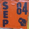 September 1984 Wisconsin Heavy Truck License Plate Sticker