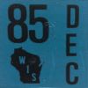 December 1985 Wisconsin Heavy Truck License Plate Sticker