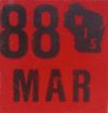 March 1988 Wisconsin Heavy Truck License Plate Sticker