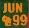 June 1999 Wisconsin Heavy Truck License Plate Sticker