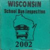 2002 Wisconsin School Bus License Plate Inspection Sticker