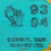 1994 Wisconsin School Bus License Plate Inspection Sticker