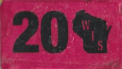 2020 Wisconsin License Plate Sticker