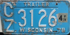 1978 Wisconsin Trailer 4P