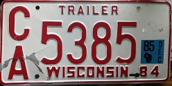 1985 Wisconsin Trailer Dec