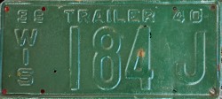 1940 Wisconsin Trailer
