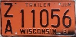 1981 Wisconsin Light Trailer