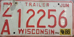 1986 Wisconsin ZA Trailer