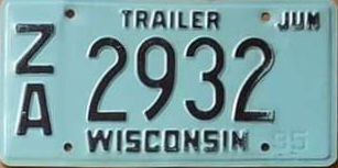 1995 Wisconsin Light Trailer